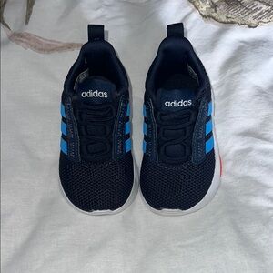 Adidas Kids' Black and Blue Sneakers
